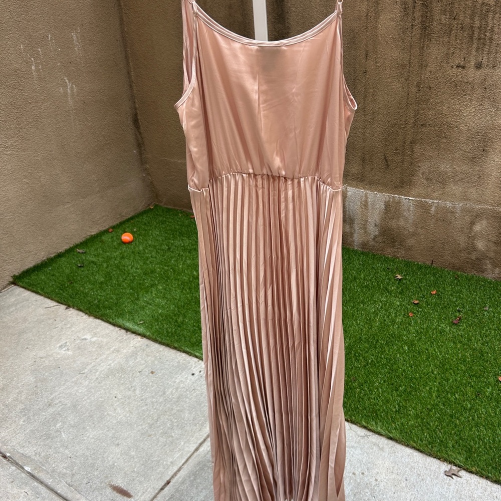Rachel Zoe Pleated Maxi Skirt in Beige - Picture 4 of 6